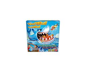 Mandibulas, Juego de Mesa. La pesca más divertida, Juego para niños partir de 4 años. Rescata los animalitos marinos sin que el Tiburón te atrape. Saca los peces de su mandíbula con tu caña de pescar