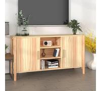 Mandloder Buffet 107 x 38 x 60 cm en bois - Armoire d'appoint stable avec espace de rangement - Commode pour salon, couloir, chambre à coucher - Design moderne - Chêne Sonoma