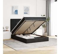 Mandloder Cadre de Lit Ottoman Noir 140x190 cm en Velours avec Matelas à Ressorts Ensachés et Rangement Hydraulique, Tête de Lit Confortable, Surmatelas Amovible