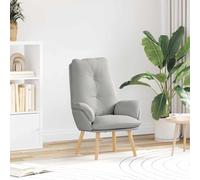 Mandloder Fauteuil gris nuage, 69 x 74 x 93 cm, en tissu sherpa, fauteuil de relaxation confortable, pour salon, chambre à coucher, bureau, durable, construction en polyester