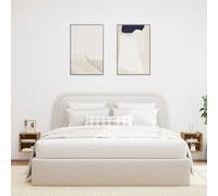 Mandloder Lot de 2 armoires TV murales avec éclairage LED, chêne artisanal, 30 x 28,5 x 30 cm, montage mural, pour salon et chambre à coucher, avec étagère en verre