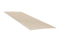 Mandloder Lot de 2 lattes de rechange, en bois de peuplier massif, 48 lattes, 70 x 200 cm, pliables, pour cadre de lit, système de lit durable, lattes enroulables avec courbe