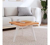 Mandloder Plateau de table 50 x 50 x 2,5 cm carré en bois de hêtre massif laqué, durable, pour table basse et bureau, qualité restaurant, nettoyage facile