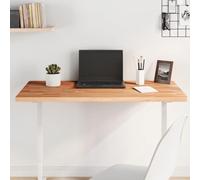 Mandloder Plateau de table rectangulaire, 100 x 50 x 2,5 cm, en bois de hêtre massif, laqué, durable, pour table de bar et table d'appoint, grain de bois naturel