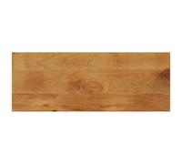 Mandloder Plateau de table rectangulaire 70 x 20 x 3,8 cm en bois massif de mangue, aspect chêne, robuste pour la maison et le commerce, plateau de bureau durable