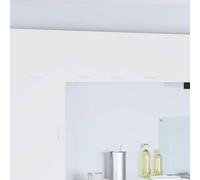 Mandloder Riga Lot de 2 armoires suspendues en matériau dérivé du bois, design moderne, pour cuisine et salon, solution de rangement polyvalente Blanc 30 x 31 x 40 cm