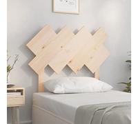 Mandloder Tête de lit 92 x 3 x 81 cm en pin massif non traité, charme rustique, soutien dorsal stable pour une lecture confortable dans la chambre à coucher