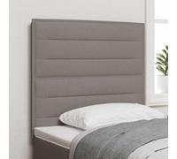 Mandloder Tête de lit rembourrée en tissu taupe de 80 cm, hauteur réglable avec rembourrage en mousse, moderne, pour chambre à coucher, retraite confortable pour lire, construction en bois durable