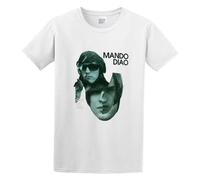 Mando Diao Give Me Fire Roll Cool Casual Round Neck T Shirt White L