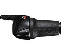 Manette vtt/vtc p.tournante 8v. shimano revoshift nexus c6000 droite noir noir