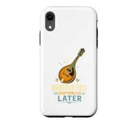 Mandolin First Everything Else Later Guitare Folk Coque pour iPhone XR