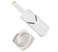 Mandoline à Légumes Manuel Lame Acier Inoxydable Double Face Blanc, Good Grips Râpe Cuisine Portable Fromage Oignons Chou Cuneary