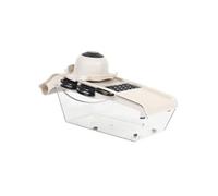 Cook Concept Mandoline KD0002 ergonomique avec réservoir et 5 accessoires, lame inox, beige