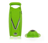 Mandoline - Börner - V5 Powerline - Acier inoxydable - Poussoir de sécurité - Fabriquée en Allemagne