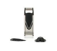 Mandoline - Börner - V6 Hobel EL Basis Set - Coupe Légumes & Fruits - Poussoir de Sécurité - Noir