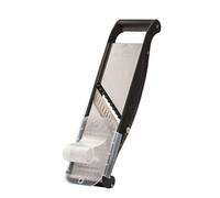 Mandoline compact Pro Basalt avec poussoir ergonomique et 2 peignes effileurs Louis Tellier