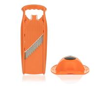 Mandoline Coupe-Légumes - Börner - PowerLine - Poussoir de sécurité - Plastique sans BPA - 4 types de coupe