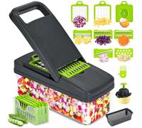 Mandoline,Coupe Legumes Multifonctions - Tranche et Julienne, Rapeuse Legume et Fromage, Idéal Accessoire Cuisine pour Couper