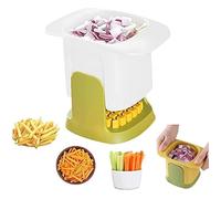 Mandoline de Cuisine Manuelle Tous Coupe Légumes Lame en acier inoxydable, Cubes, Fcoupe Patate Frite Carotte