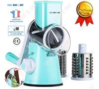 Mandoline de cuisine - TD® - Dicer multifonctions - Acier inoxydable - 3 têtes de coupe - Design contemporain