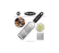 Microplane Gourmet, Râpe, Argent, Noir