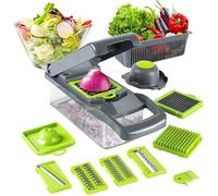 Mandoline Hachoir À Légumes Cuisine Multifonctionnelle Trancheuse Séparateur Passoire À Oeufs Tomate Oignon Salade Hachoir À [H1017]