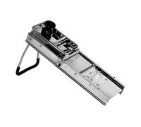 MANDOLINE INOX COMPRENANT UN POUSSOIR ET 3 BLOCS-L2G