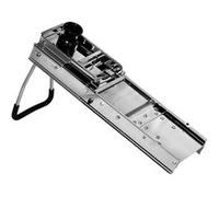 MANDOLINE INOX COMPRENANT UN POUSSOIR ET 3 BLOCS-L2G - - Inox395 125x200mm G