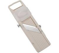 Benriner - Mandoline Japonaise Standard 65 mm - ABS + INOX - Tranche Fruits et Légumes et Réalise Frites et Juliennes - 3 Lames Interchangeables - Épaisseur Réglable