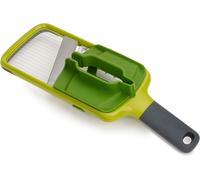 Joseph Joseph Multi-Grip Mandoline de cuisine, coupe légumes réglable, épaisseur 3 tranches, avec grip alimentaire de précision, vert