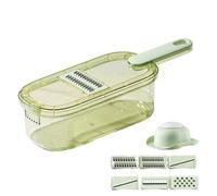 Mandoline Légumes - Tranche-Fruits - Accessoire de Cuisine avec Récipient Découpe-Légumes pour Préparation Alimentaire Cuisine Restaurant Camping Carottes Pommes de Terre