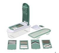 Mandoline multi-découpe 10 pièces - 5 five simply smart - Bleu canard