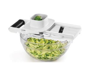Mandoline multi-usage Mandolino, 5 râpes, blanc