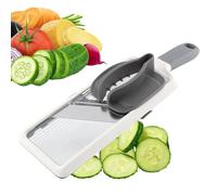 Mandoline multifonction avec lame réglable en acier inoxydable, hachoir à légumes et râpe à fromage, mandoline pour trancher rapidement les fruits et légumes
