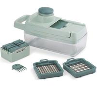 Mandoline multifonction - LIVOO - MEN435 - 8 lames acier inoxydable - Bac de récupération 1,5 L - Compatible lave-vaisselle