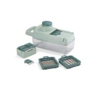 Mandoline multifonction - LIVOO - MEN435 - 8 lames acier inoxydable - Bac de récupération 1 5 L - Compatible lave-vaisselle