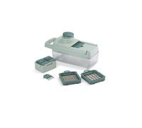 LIVOO Mandoline multifonction MEN435 8 lames acier inoxydable Bac récupérateur 1,5 L Vert