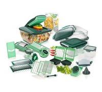 Mandoline Nicer Dicer Chef Genius 34 en 1 Multifunction Professionelle Trancheuse couper- / rape- / eplucher- / cubes- / quartier- / spirales- / manger- / legumes slicer cuisine G