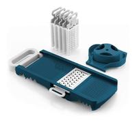 Mandoline pliable - ARTHUR MARTIN - AMM530 - 6 en 1 - 3 Lames de râpes et 3 lames de coupes légumes - Acier inoxydable