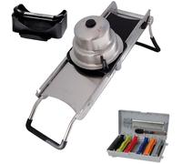 Mandoline professionnelle Révolution Master - DE BUYER - Doubles lames - Boîte de rangement amovible