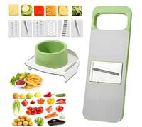 Mandoline Trancheuse Cuisine - Coupe Légumes Multi-Lames | Hachoir Éplucheur Râpe À Fromage | Ustensile De Cuisine Pour Fruits Citron Ail Chou Pomme De Terre Carotte Tomate