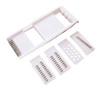 Mandoline Trancheuse Pour Cuisine, Trancheuse Alimentaire 4 En 1 Avec Support à Main, Trancheuse Mandoline Pour Cuisine, Broyeur De Légumes, Broyeur De Julienne, Trancheuse De Légumes Verts, Trancheus