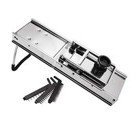 Mandoline trancheuse professionnelle en acier inoxydable 18/10 - avec 5 coupes différentes et chariot