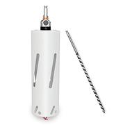 Mandrex XtraDeep Scie cloche bi-métal avec profondeur de coupe de 300 mm, avec emmanchement, coupe profonde pour acier inoxydable, aluminium et résine époxy, diamètre 68 mm, pré-foret
