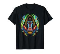 Mandrill, babouin, Guerrier de la Jungle T-Shirt