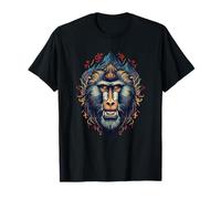 Mandrill des Montagnes, babouin, Esprit Tribal et Sauvage T-Shirt