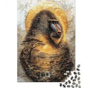 Mandrill Guardian of The Frostbitten Steppe Puzzle, 1000 pièces