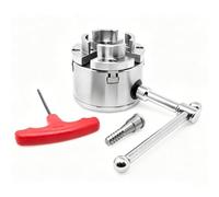 Mandrin 2,75" Pour Tour À Bois, 1"-8TPI 4000RPM Autocentrant Engrenage Conique Serrage 30-40mm Pour Stylo Petit Bol Mini Tour