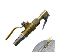 Mandrin à air verrouillable - Valve de dégonflage de pneu | Fixation de compresseur robuste pour véhicule agricole | Kit de buse de pneu pour l'entretien de voiture, camion et moto