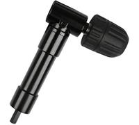 Mandrin à Angle Droit 90° Auto-Serrant, Mandrin Coude de Perceuse à Dégagement Rapide Embout Visseuse Renvoi d'angle Adaptateur